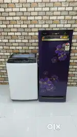 #@# WHIRLPOOL 190ltrs flower model single door BOSCH 7KG black and whi