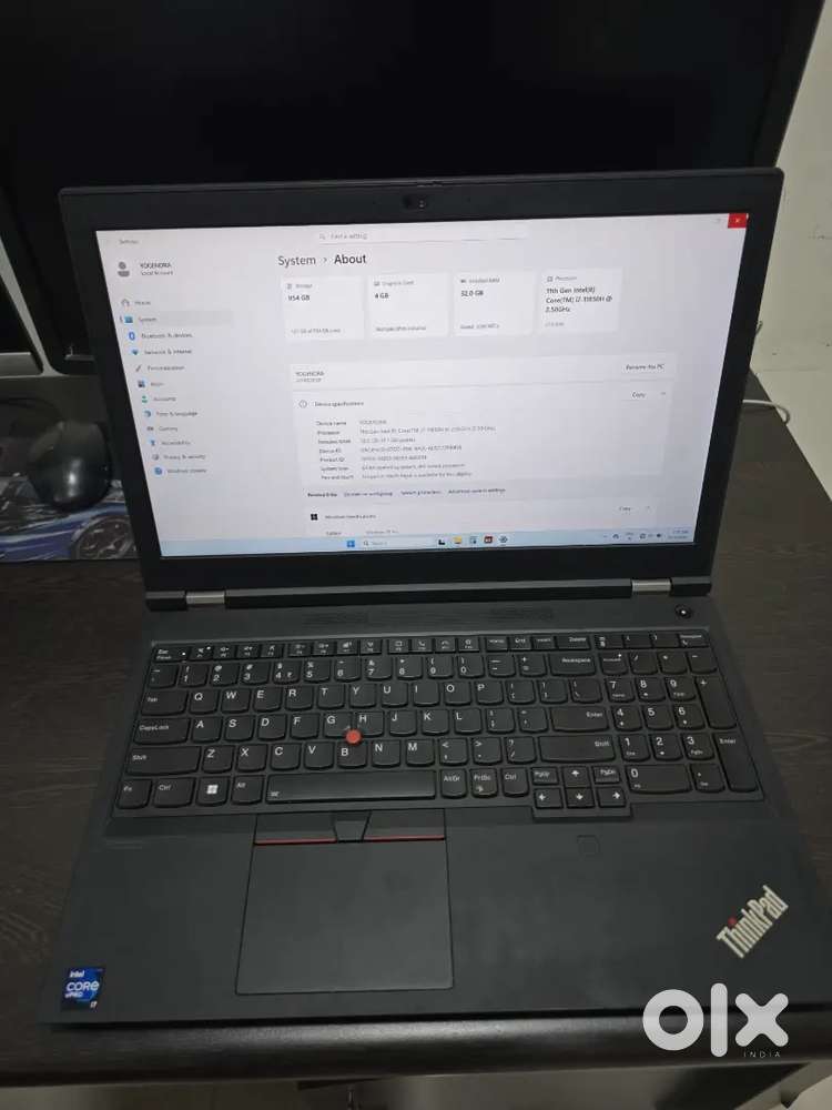 Lenovo Thinkpad Workstation Leptop