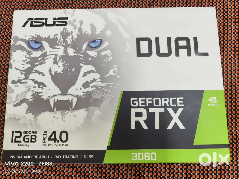 NVIDIA RTX 3060 Asus Dual White Edition 12GDDR6