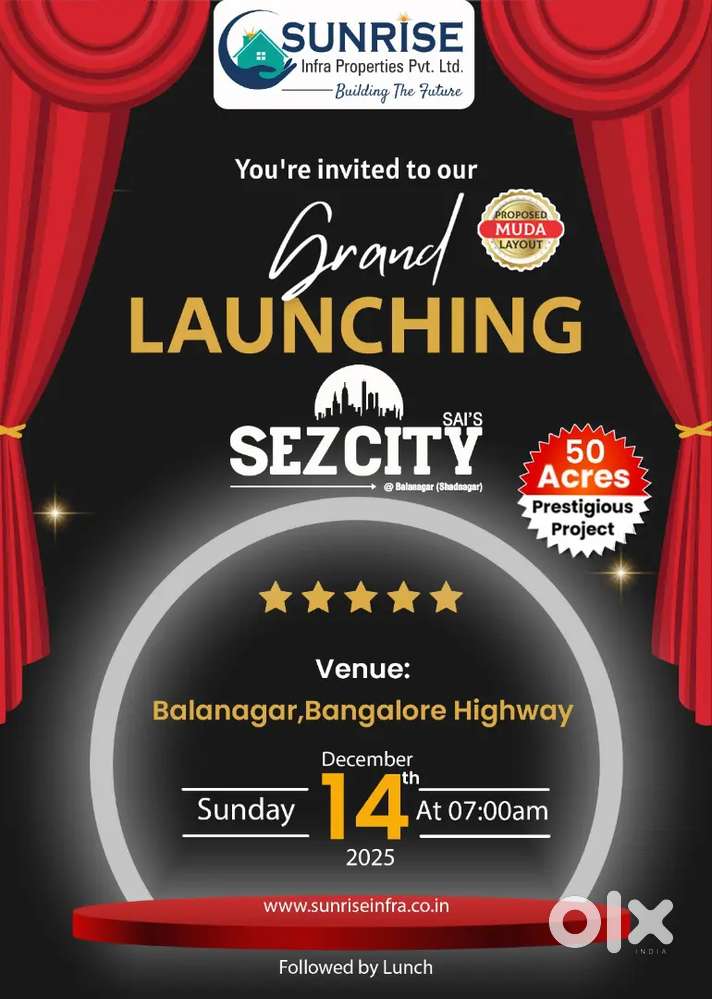 Sunrise infra Balanagar ploting,DTCP approved leyoud