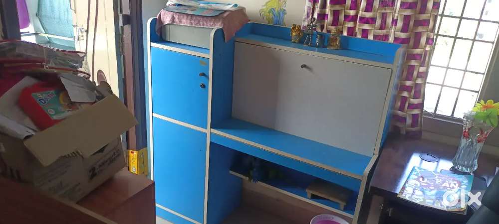 study table and revolving chair