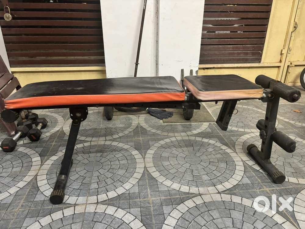 Bench, weight disc, Rod, Curl Rod, Dumbell rod