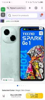 Techno spark go 1 k4