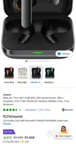 Realme air buds 7 pro
