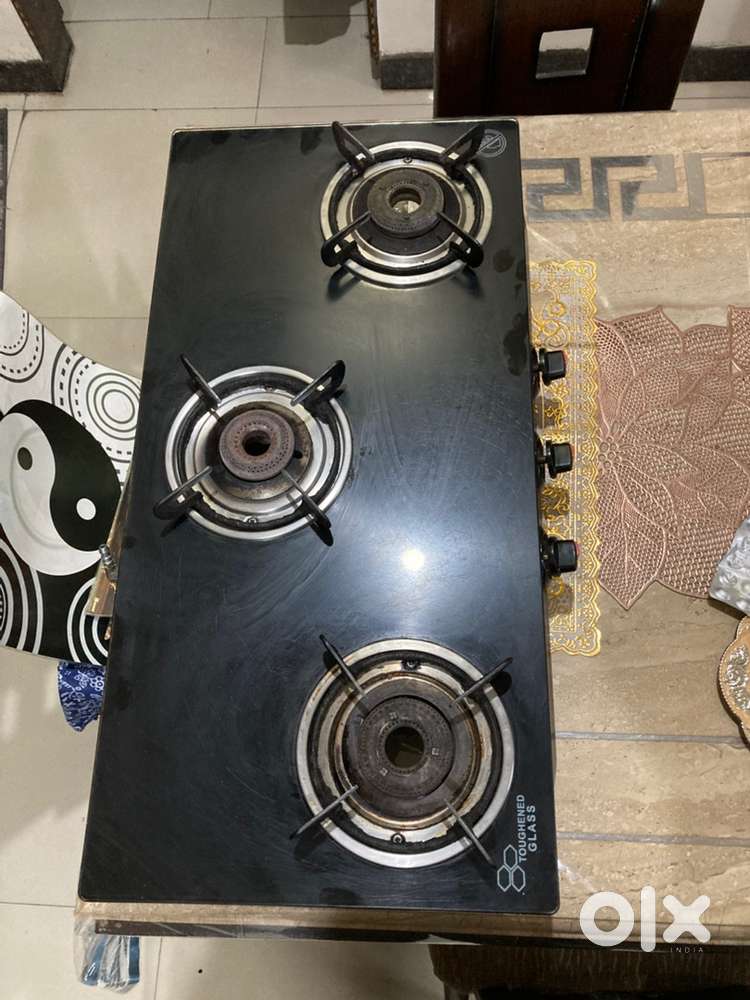 3 burner gas stove