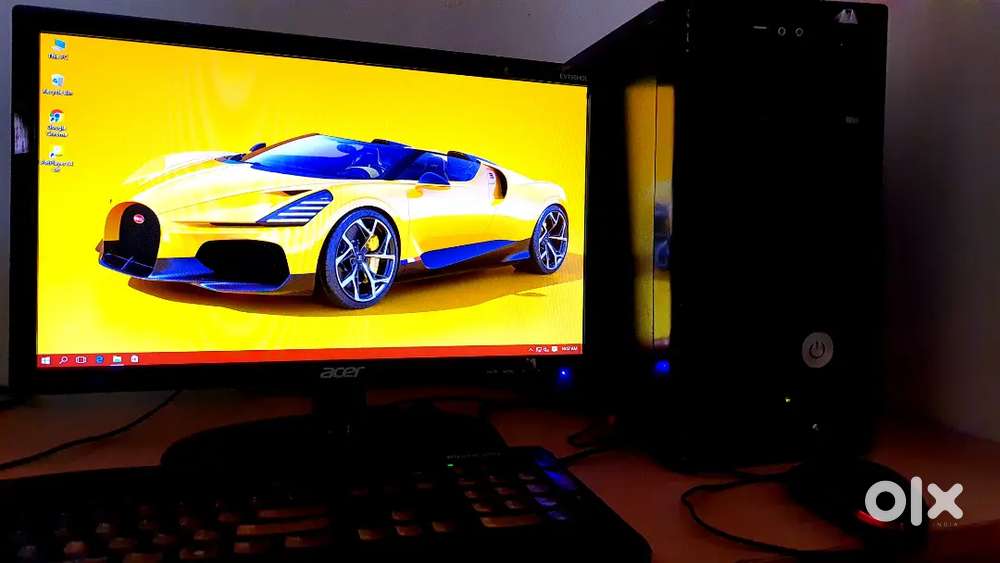 19 inches led monitor i3 3rd generation 4gb ram 320 hardisk key +mouse