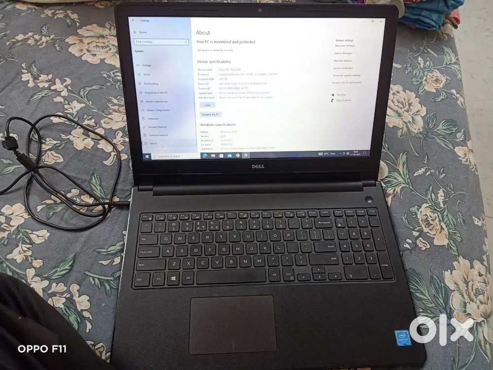 Dell laptop 4 GB ram Intel Pentium purchased in 2021.