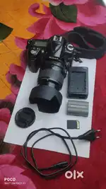 Nikon D90 camera 18-55mm lens bhi sath me