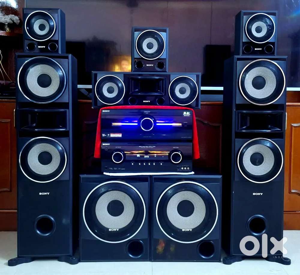 Sony music home thetre speakerpackage amplifier reciver muteki system