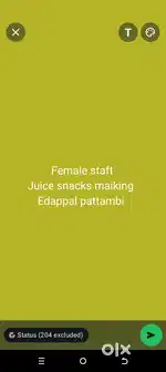 Wanted job.. looking for job .female