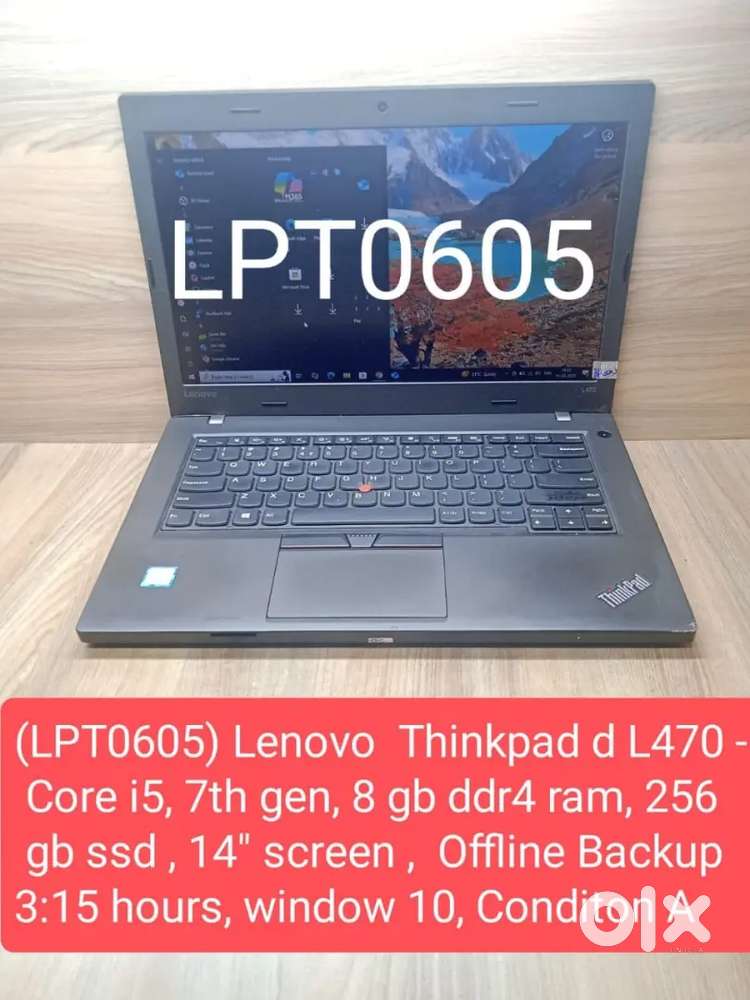 LPT0605) Lenovo  Thinkpad L470 refurbished Laptop