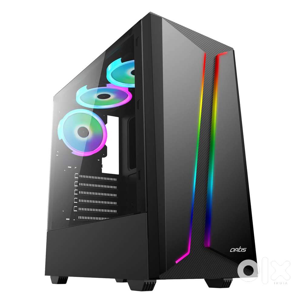 Gaming pc rtx 3050 cpu desktop computer setup