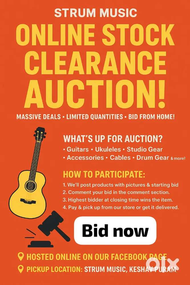 Instrument auction