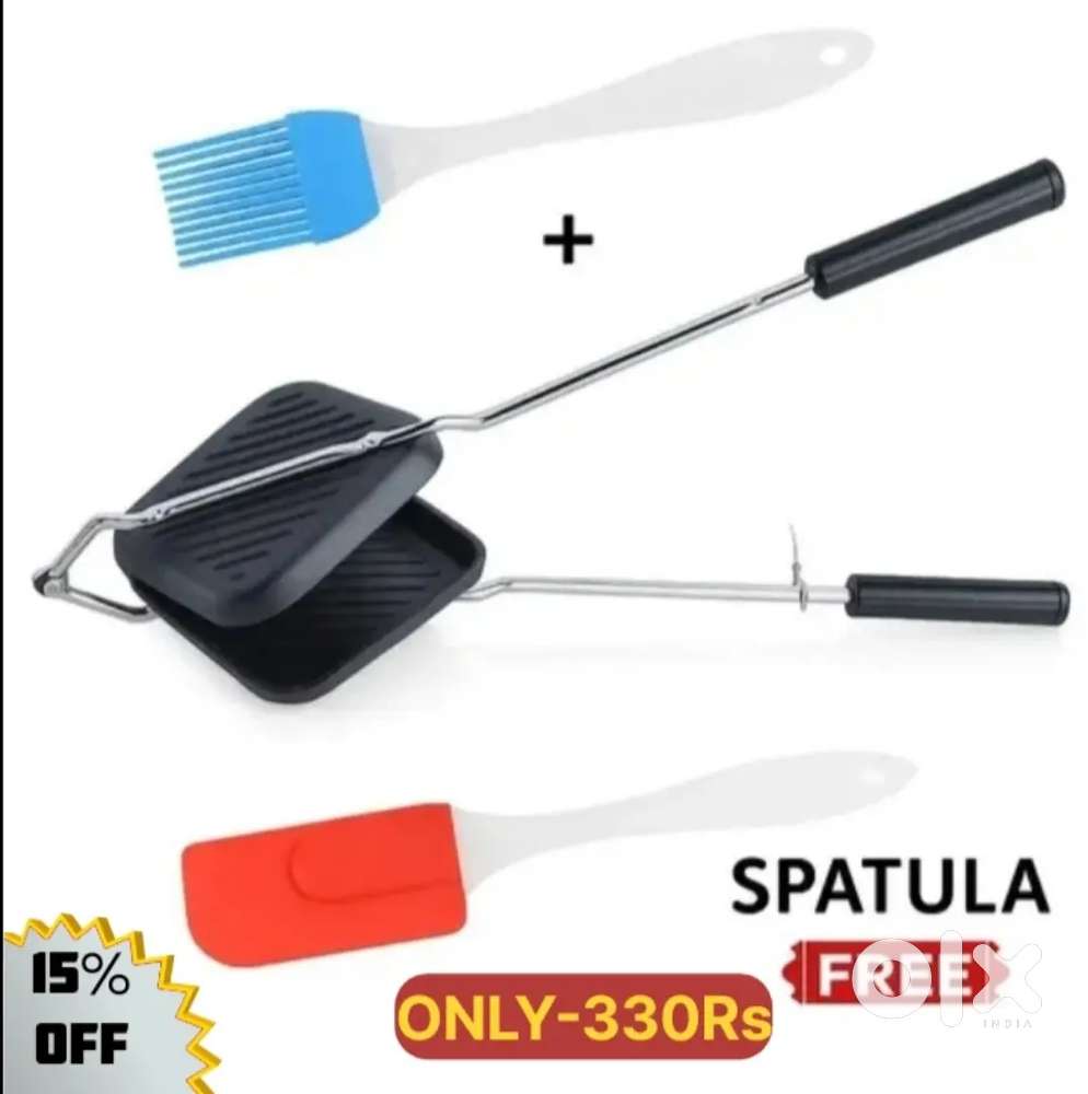 Non-stick grill sandwich toaster FREE-SPETULA