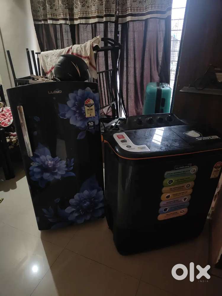 Fridge and washing machine both 2 year old