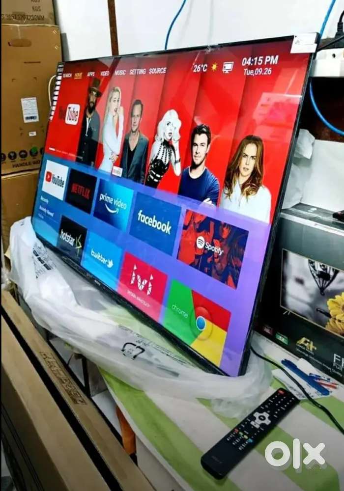 43/45 inch @ndroid Smart led tv Soundbar built-in Frameless Design