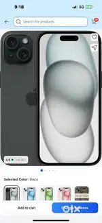 Iphone 15 pluse 128/ batery 91%