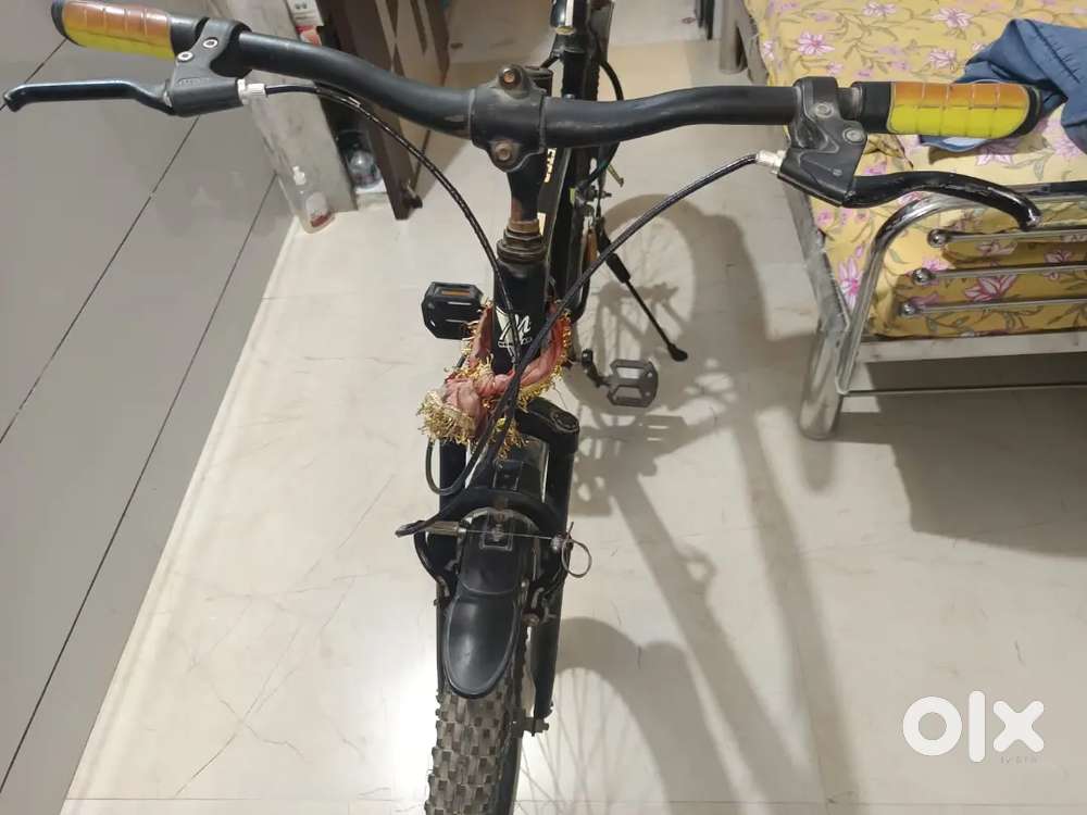 MOMSTAR FOCKSTER bicycle in black-green colour