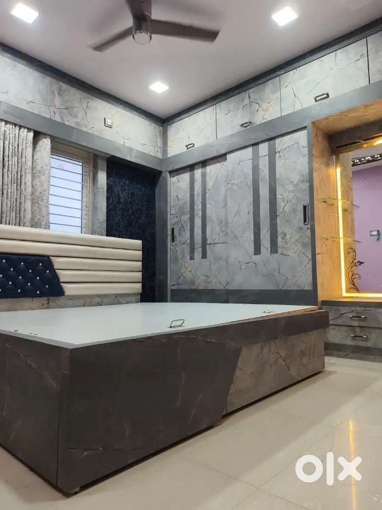 Semi furnished with fridge, beds, gesar, bldc fans with