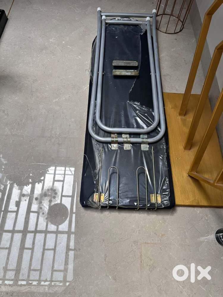 black ironing board