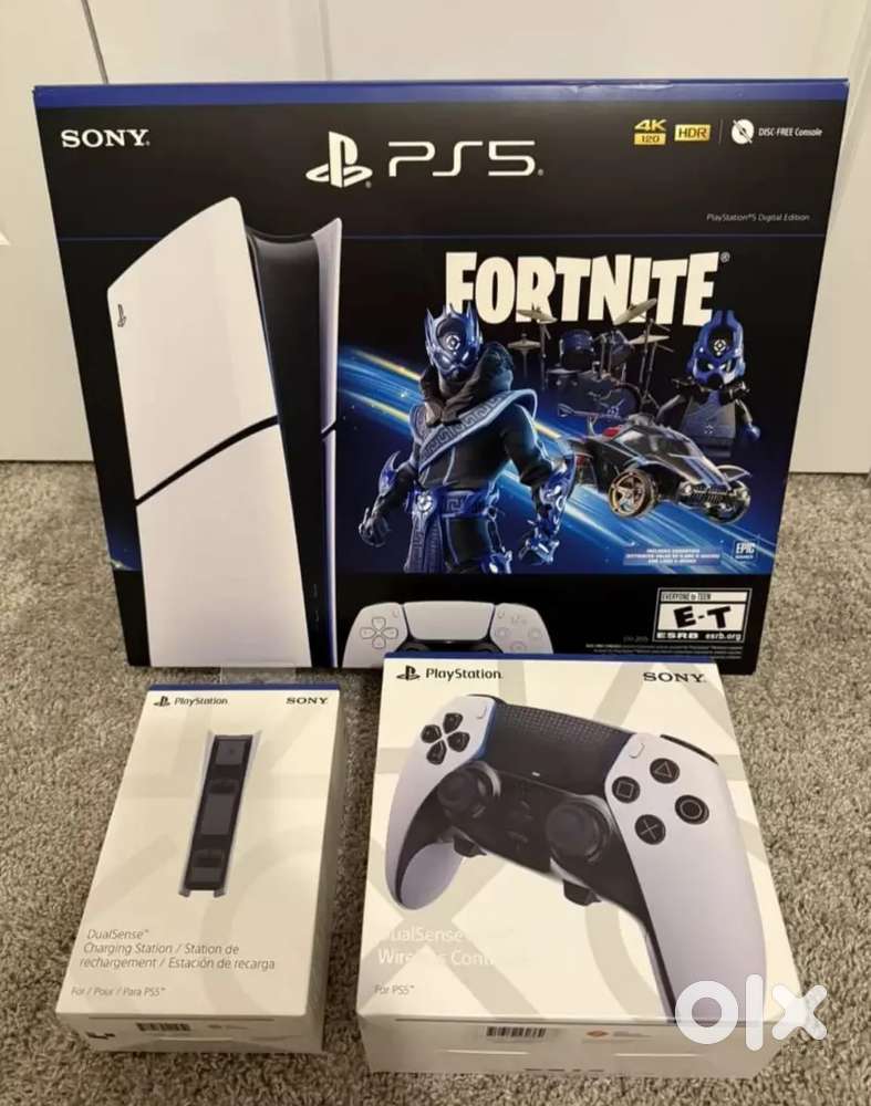 PS5 Slim Console Fortnite Cobalt Star Bundle Dualsense Edge Controller