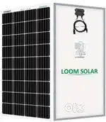 Loom Solar 190 watt 3 Panel 15000/- with iron stand
