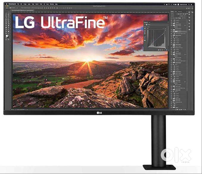 LG 32 inch 4k monitor, HDR 10, DCI-P3 90% - Model 32UN880