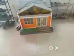 Wooden cat house