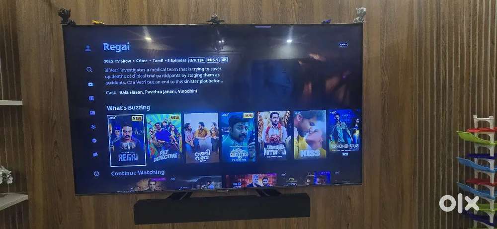 Samsung 55 inches tv with LG 100w sound bar