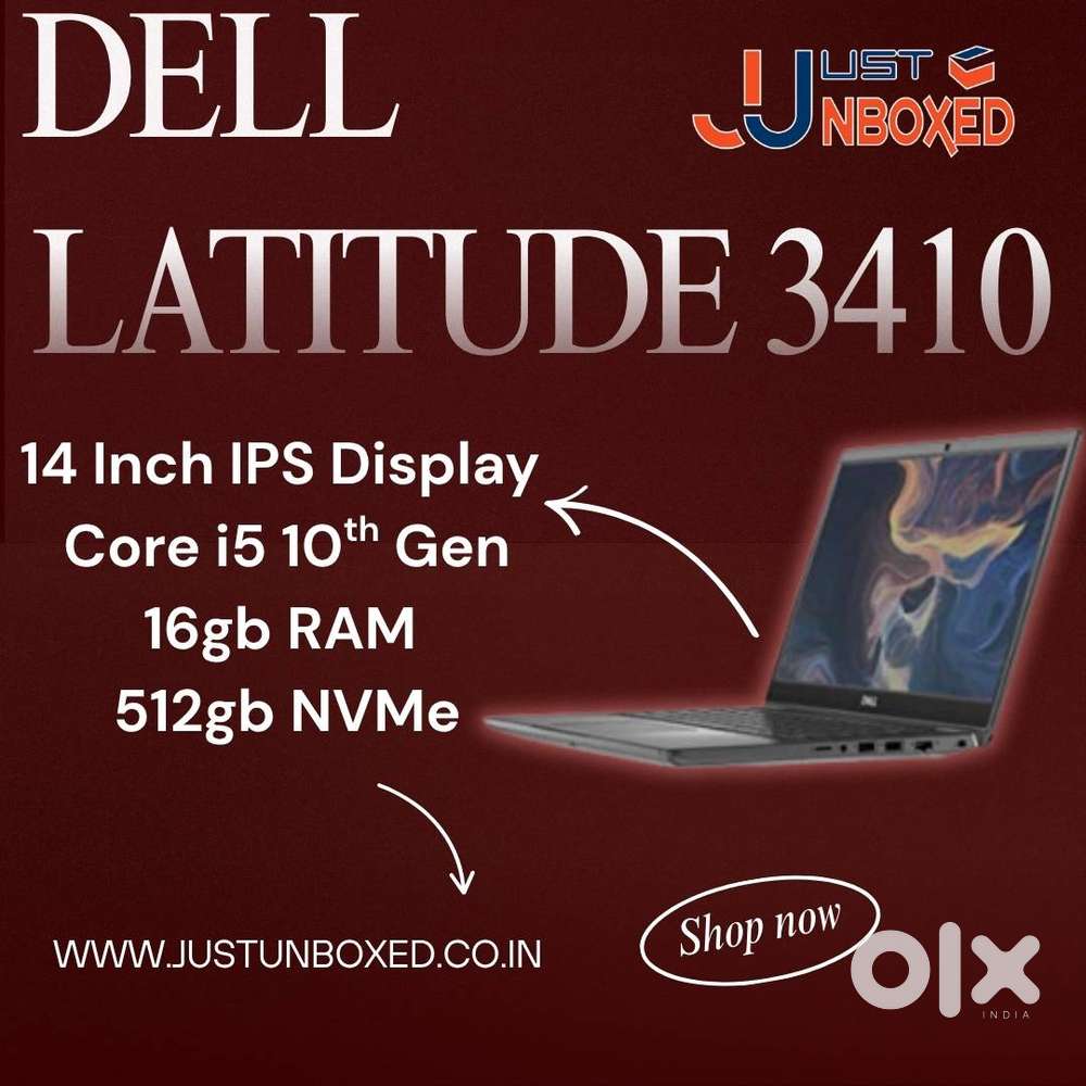 Dell Latitude 3410 i5 10th Gen  16GB RAM  512GB NVMe  14 Inch IPS