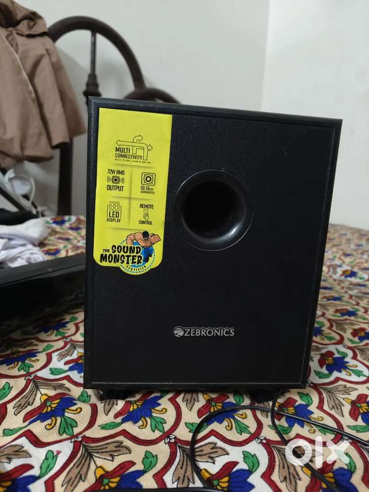 Zebronics sound bar allmost new condition