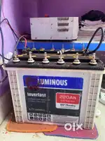 LUMINOUS 220 AH TWO BATTERY AND ONE INVERTER IN VERY GOOD CONDITION