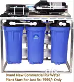 Brand New Commercial RO Water Plant/ Filter Start For Just Rs 7,999/-