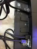 Monitor and keyboard