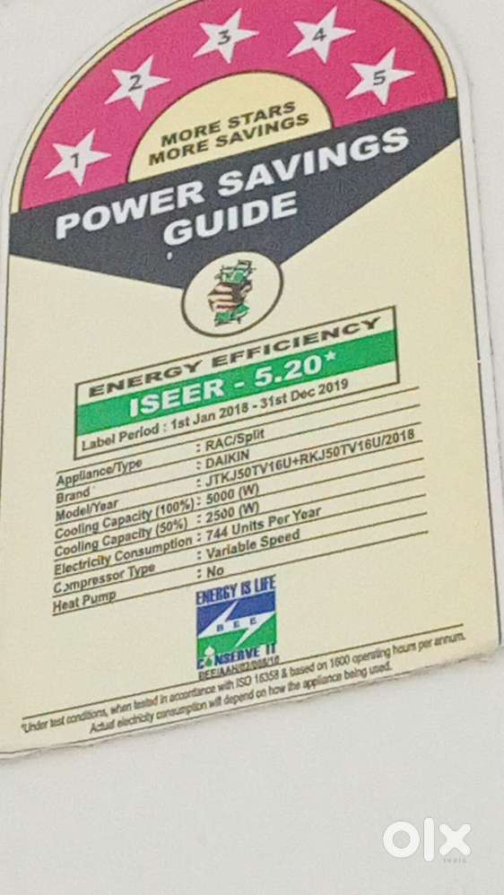 Diakin 5 star 1.5 tonn ac in copper