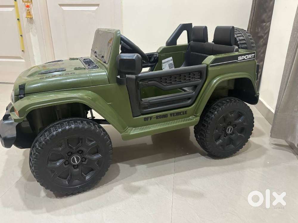 Battery Operated Jeep for Kids with Remote and Charger