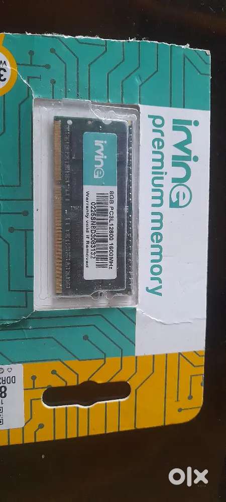 Irvine 8GB DDR 3 PC3L 12800 1600 MHZ