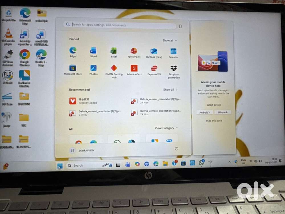 TOUCH SCREEN AND 360 FOLDABLE WITH FINGERPRINT