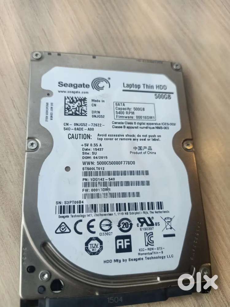 Seagate laptop thin HDD