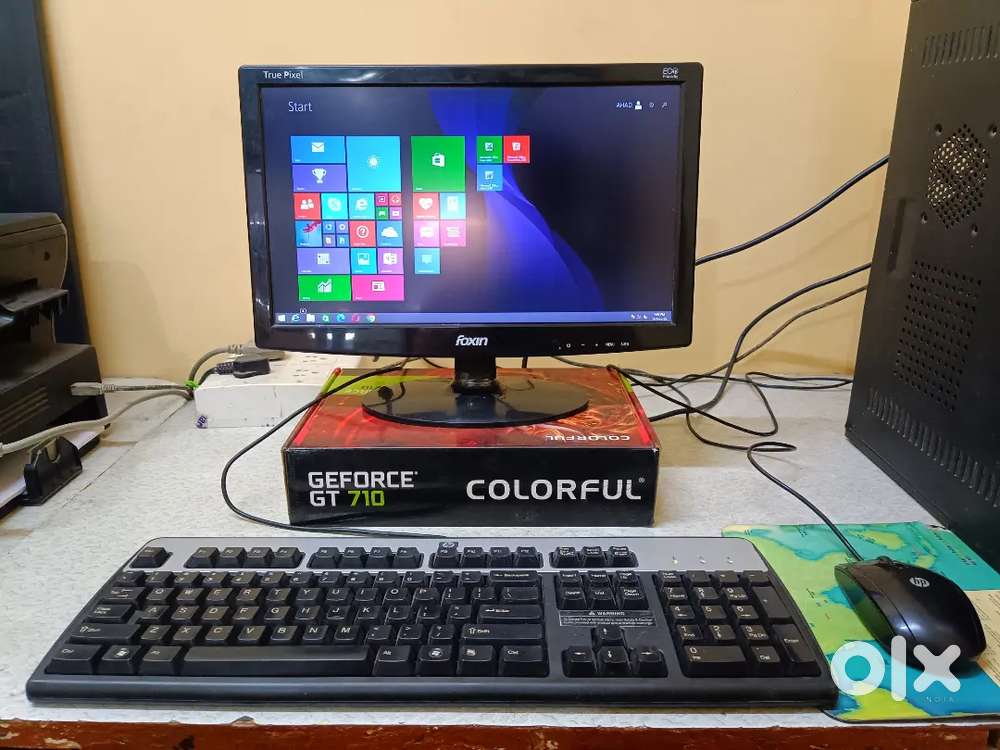 Heavy Duty Computer System with monitor, WIFI, New keyboard & mouse