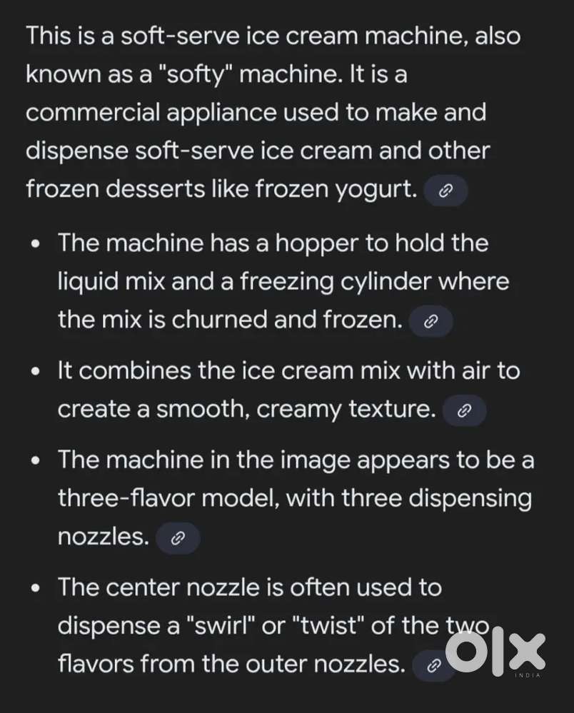 Softy ice-cream machine