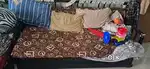 Sofa cum bed with storage