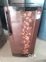 I'd56 brown colour flower design godrej single door fridge