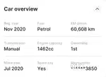 Maruti Suzuki Brezza 2020 Petrol 60000 Km Driven
