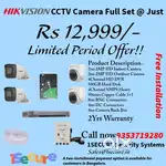CCTv camera full set Hikvision full hd with free installation