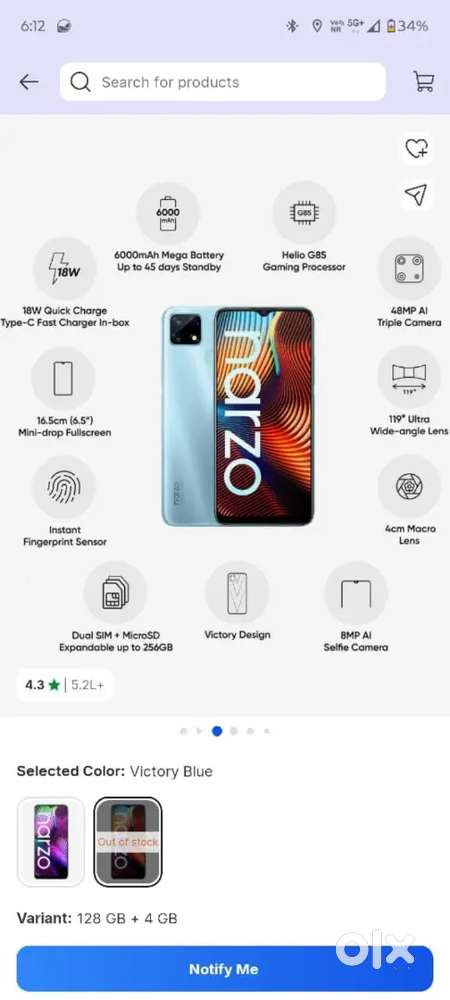Realme Narzo 20