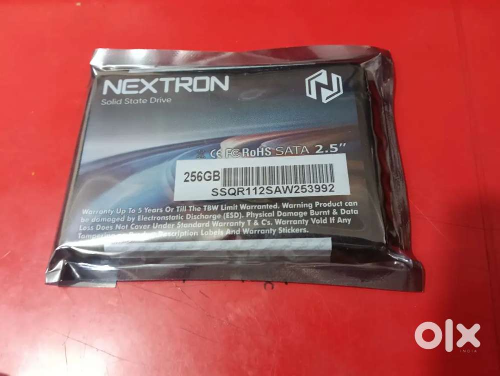 Box packed 256 gb nextron sata ssd with 5 year warranty