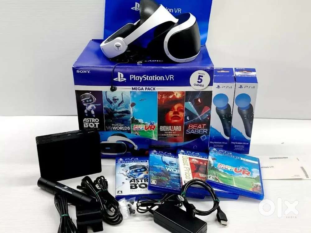 Sony PlayStation VR MEGA PACK PS4 CUHJ-16010 Game Camera Controller