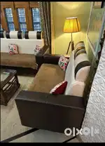 SOFA SET 3+2+2+ Glass Center table