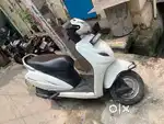 White colour scooty